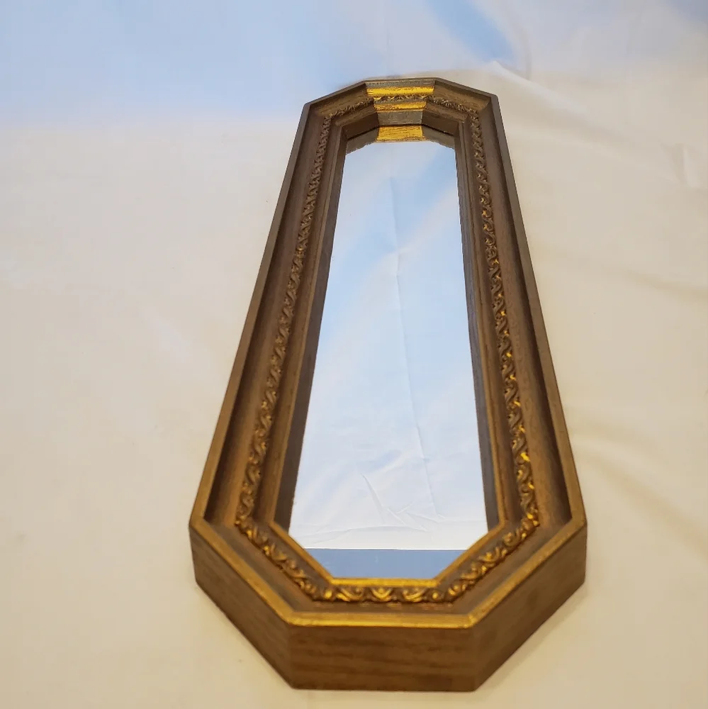 Homco Vintage Hollywood Regency Syroco Accent Mirror
